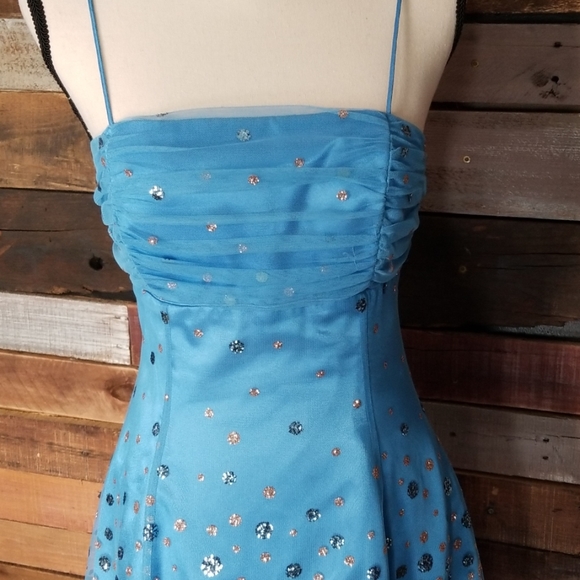 Morgan & Co Blue dress - Picture 2 of 6